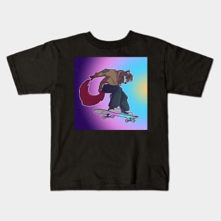 Wolf Skater Kids T-Shirt